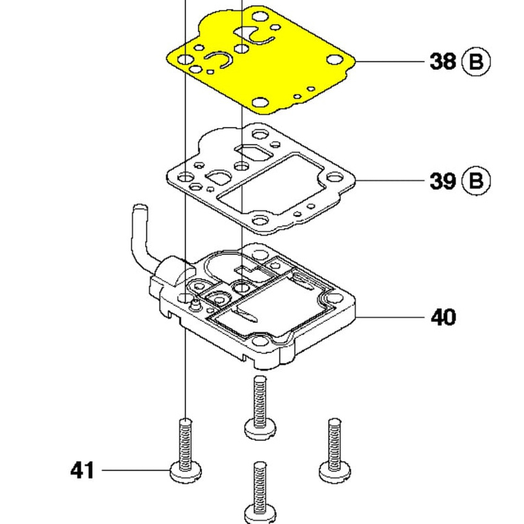 Membrana gaźnika pilarek Husqvarna 435 - 440 (504025601)