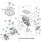 Filtr powietrza pilarki Husqvarna 572 XP (5967623-01)