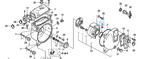 Oryginalny o-ring pompy do wody Honda WT (78134-YG0-003)