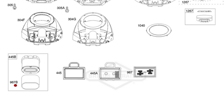 Oryginalny przedfiltr Briggs & Stratton V-Twin Intek (792303)