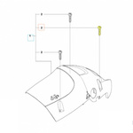 Śruba pokrywy cylindra pilarek Husqvarna 120 Mark II / 236 (574320601)