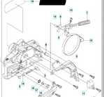 Oryginalna pokrywa sprzęgła pilarki Husqvarna 445 / 450 (5363294-02)