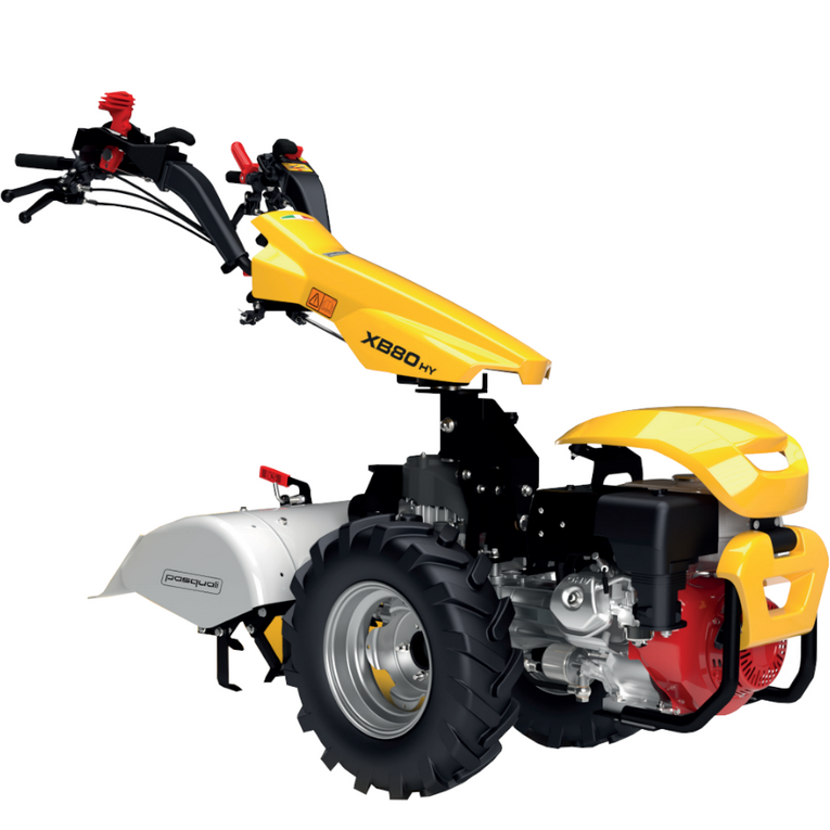 Ciągnik jednoosiowy Pasquali XB 80 Hydrostat Honda GX 390 z glebogryzarką 80 cm