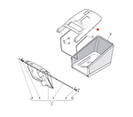 Oryginalna pokrywa górna kosza kosiarki Stiga Combi 53 SQ (381486030/0)