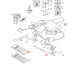 Oryginalny zestaw noży mielących 84 cm traktorków Stiga Estate 2084 / 3084 / 384 (1134-9221-01)