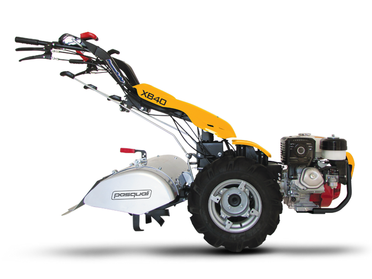 Ciągnik jednoosiowy Pasquali XB40 z glebogryzarką 80 cm
