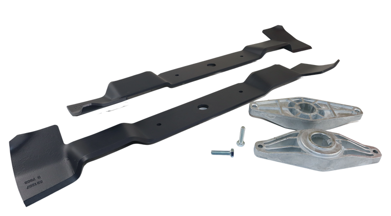 Oryginalne noże z uchwytami i śrubami traktorka AL-KO T15 / T16 / T18 - 102 cm
