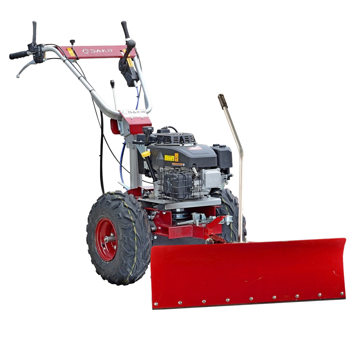 Ciągnik jednoosiowy Dakr Panter FD-3 ECO L352 z pługiem do śniegu 