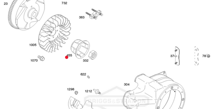 Oryginalny kielich rozrusznika silnika Briggs&Stratton - poziomy wał (794867)