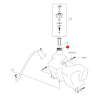 Oryginalny zbiornik paliwa traktorka Oleo-Mac 86R / 92R / 102R (TS000161R)