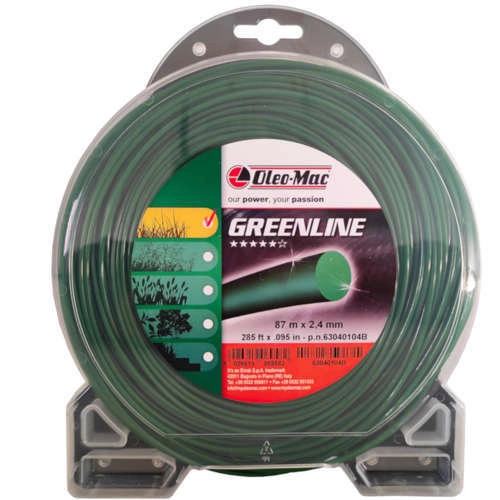 Żyłka Oleo-Mac GreenLine 2,4 mm x  87 m - okrągła