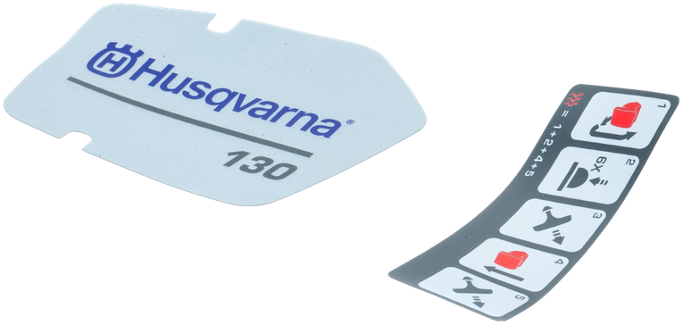 Zestaw naklejek pilarek Husqvarna 130 (591465501)