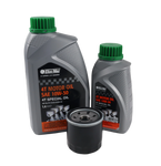 Oryginalny filtr oleju i oleje silnika KV1900 V-Twin traktorek Oleo-Mac