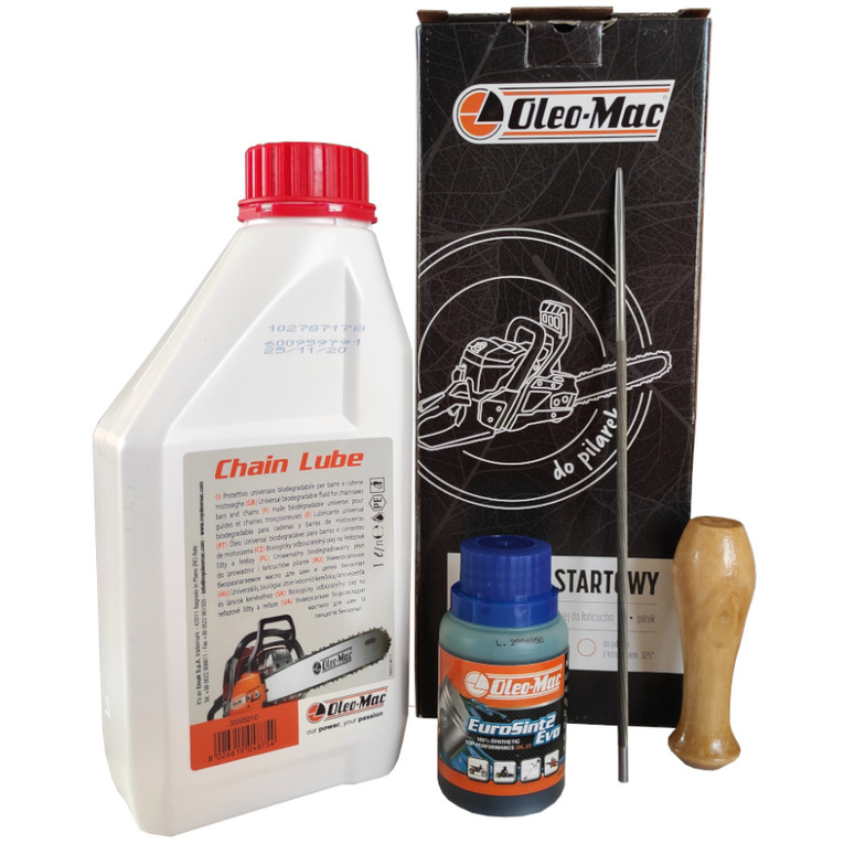Oryginalny zestaw startowy pilarek Oleo-Mac - łańcuch 3/8"