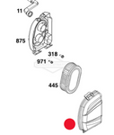 Osłona filtra + filtr Briggs&Stratton 625e 675 EXI (595658 / 593260)
