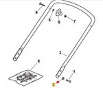 Oryginalna podkładka koła jezdnego / śruby kierownicy kosiarki Stiga (112521350/0)