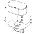 Oryginalny filtr powietrza silnika Emak KV 1900 V-Twin (L66152917)