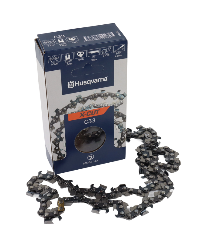 Łańcuch tnący Husqvarna C33 .325 1,3 mm 64 ogniw - pełne dłuto