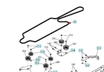 Pasek jazdy kół traktorka Husqvarna TC 138 (5928551-10)