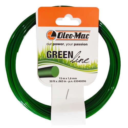 Żyłka Oleo-Mac GreenLine 1,6 mm x 15 m - okrągła