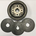 Sprzęgło odśrodkowe stopy wibracyjnej - wałek 15 mm, średnica 80 mm