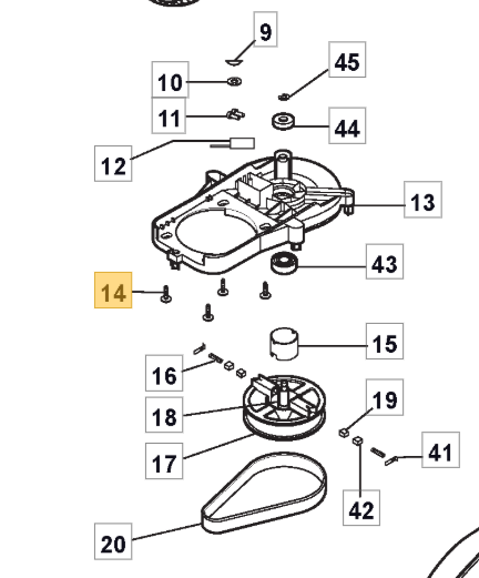Śruba stosowana w kosiarkach / rozdrabniaczach / wertykulatorach Stiga (118810099/0)