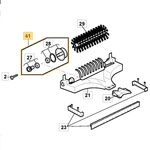 Zestaw mocujący szczotkę walcową zamiatarki Stiga SWP 475 / 577 (118821364/0)
