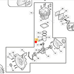 Oryginalny sworzeń tłoka dmuchawy Stiga SBL 327 / BL 530 (118803070/0)