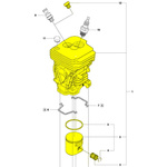 Kompletny cylinder pilarek Husqvarna 445 (544119902)