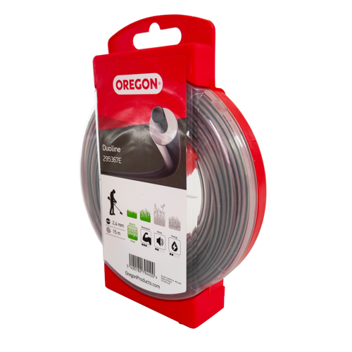 Żyłka Oregon Duoline 2,4 mm x 15 m - zbrojona
