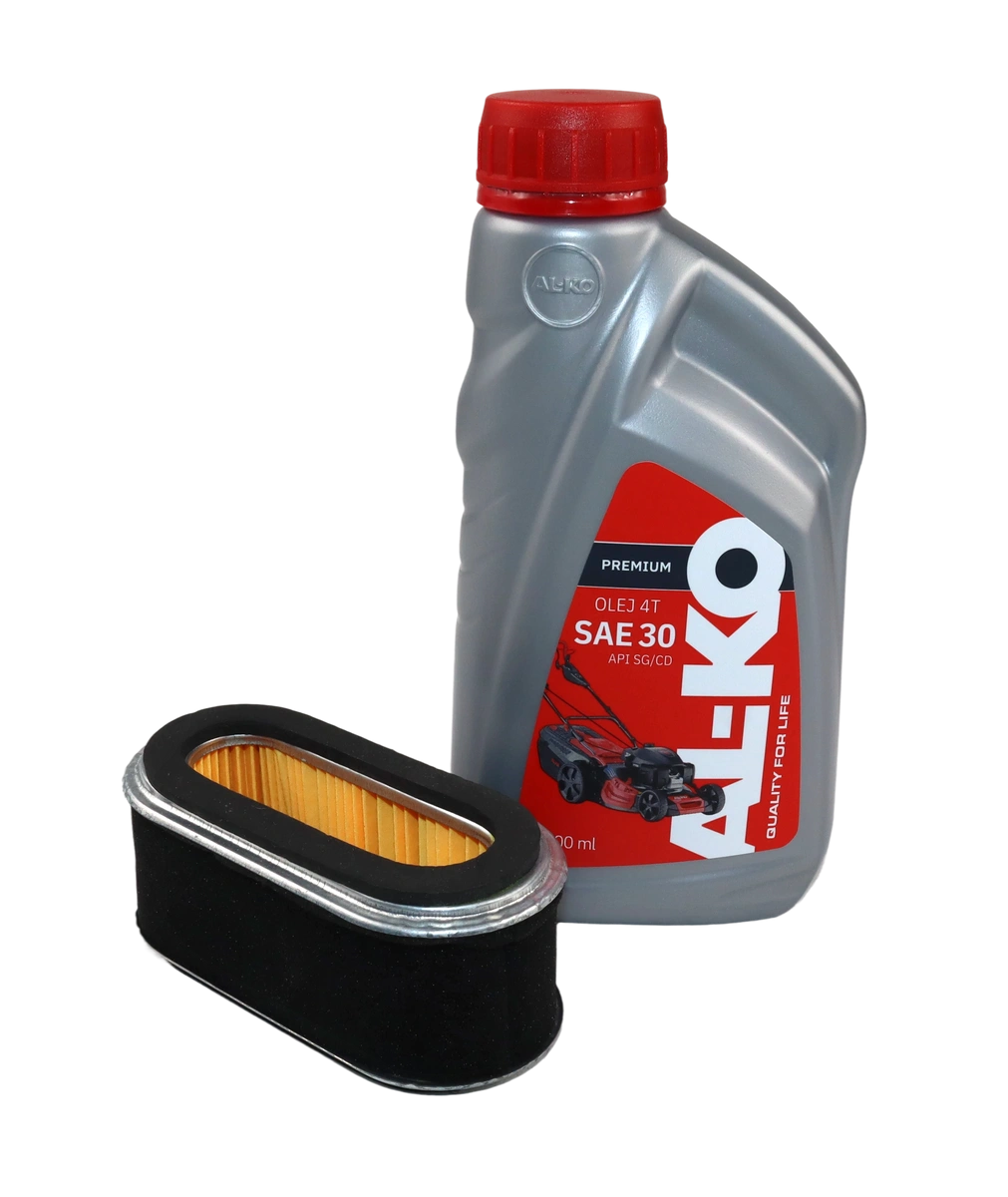 Oryginalny filtr powietrza i olej SAE30 silnika AL-KO Tech 135 / 165