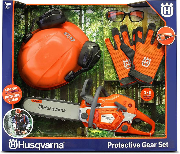 Zabawka pilarka Husqvarna 550 XP zestaw