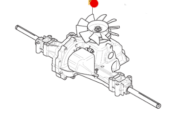 Oryginalna kompletna przekładnia hydrostatyczna Loncin LXHT20
