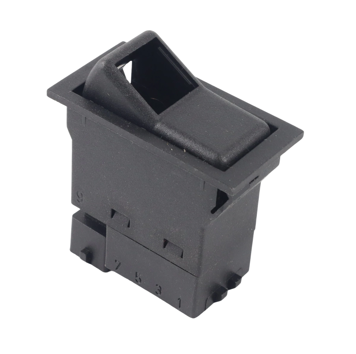 Wyłącznik kołyskowy odbijający 12V/16A 2-pinowy - podświetlenie