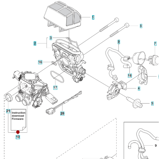 Gaźnik pilarek Husqvarna 555- 562 XP (5791941-01)