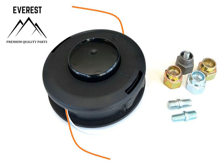 Głowica żyłkowa Everest 130mm - zestaw 6 adapterów