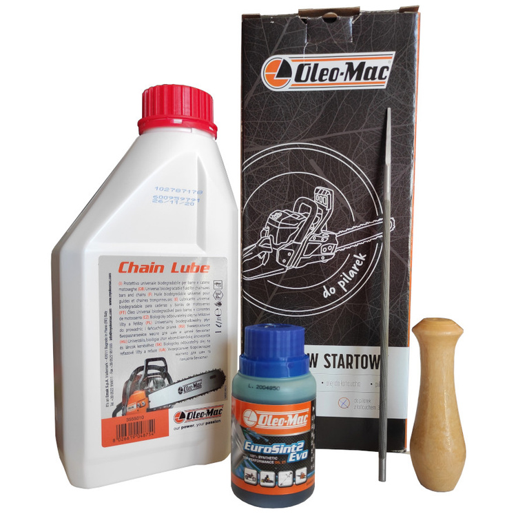 Oryginalny zestaw startowy pilarek Oleo-Mac - łańcuch .325