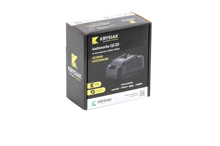 Ładowarka do akumulatorów 20V Krysiak QC20 QUICK