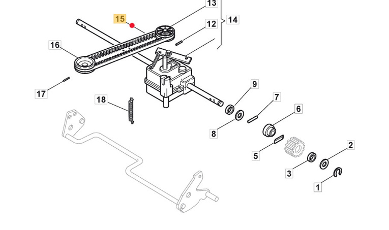 Oryginalny pasek kosiarki Stiga Turbo 55 / Multiclip 53 (135064383/0)