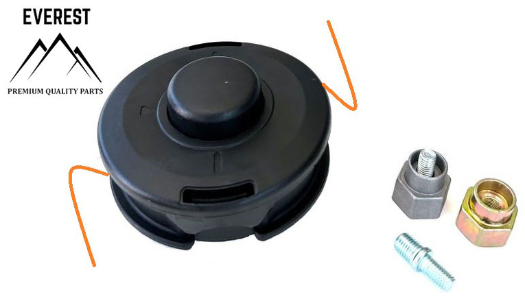 Głowica żyłkowa Everest 109 mm - zestaw adapterów