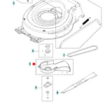 Oryginalna osłona paska kosiarki Husqvarna LC 356 VP / LB 256 (5986841-06)