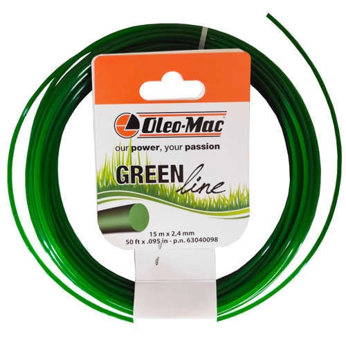 Żyłka Oleo-Mac GreenLine 2,4 mm x 15 m - okrągła