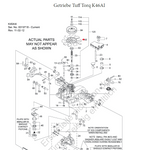 Oryginalny wentylator przekładni Tuff Torq K46 (1A646083050)