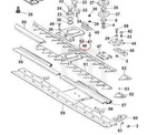 Listwa górna kosiarki listwowej Eurosystems P55 / Stiga Silex 95