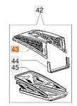 Górna część kosza Oleo-Mac GV44 / GV48 / GV53 (66070132R)